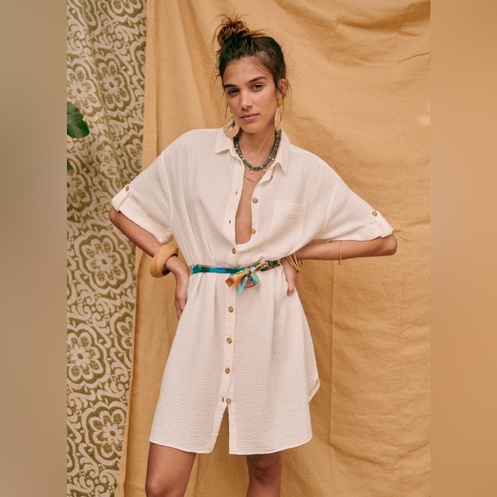 SÉZANE Sofia Dress / Écru / Size M